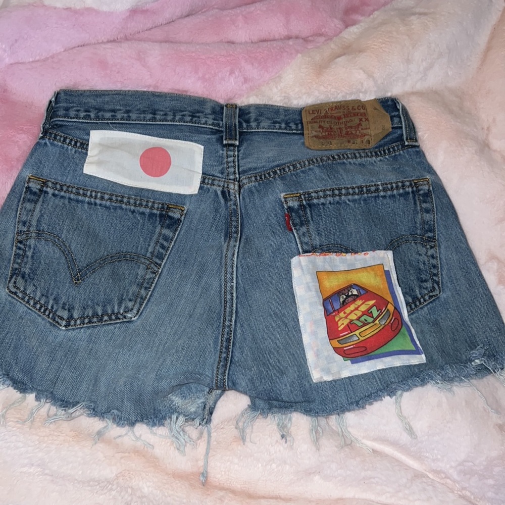 Patchwork Shorts - Picture 2 of 2
